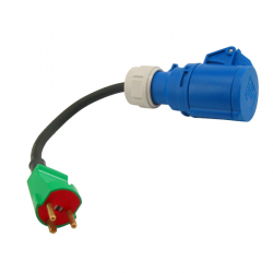 Adapterkabel DK han - CEE hun