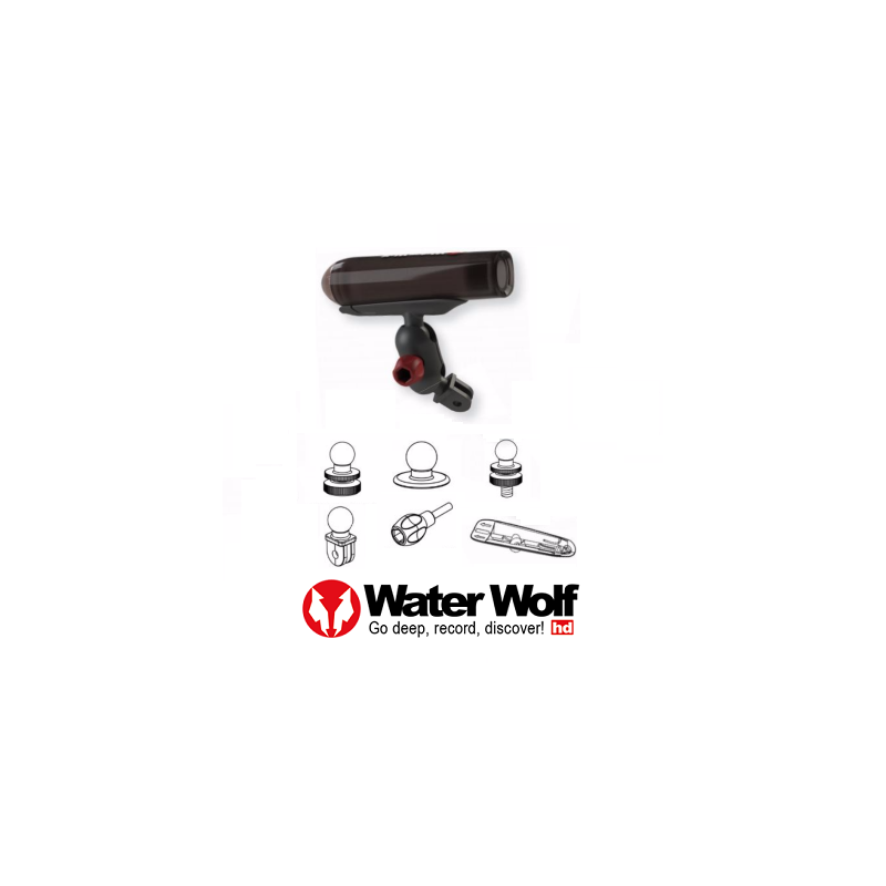 Water Wolf Universal Fishing Mount Kit Water Wolf Universal Fishing Mount Kit